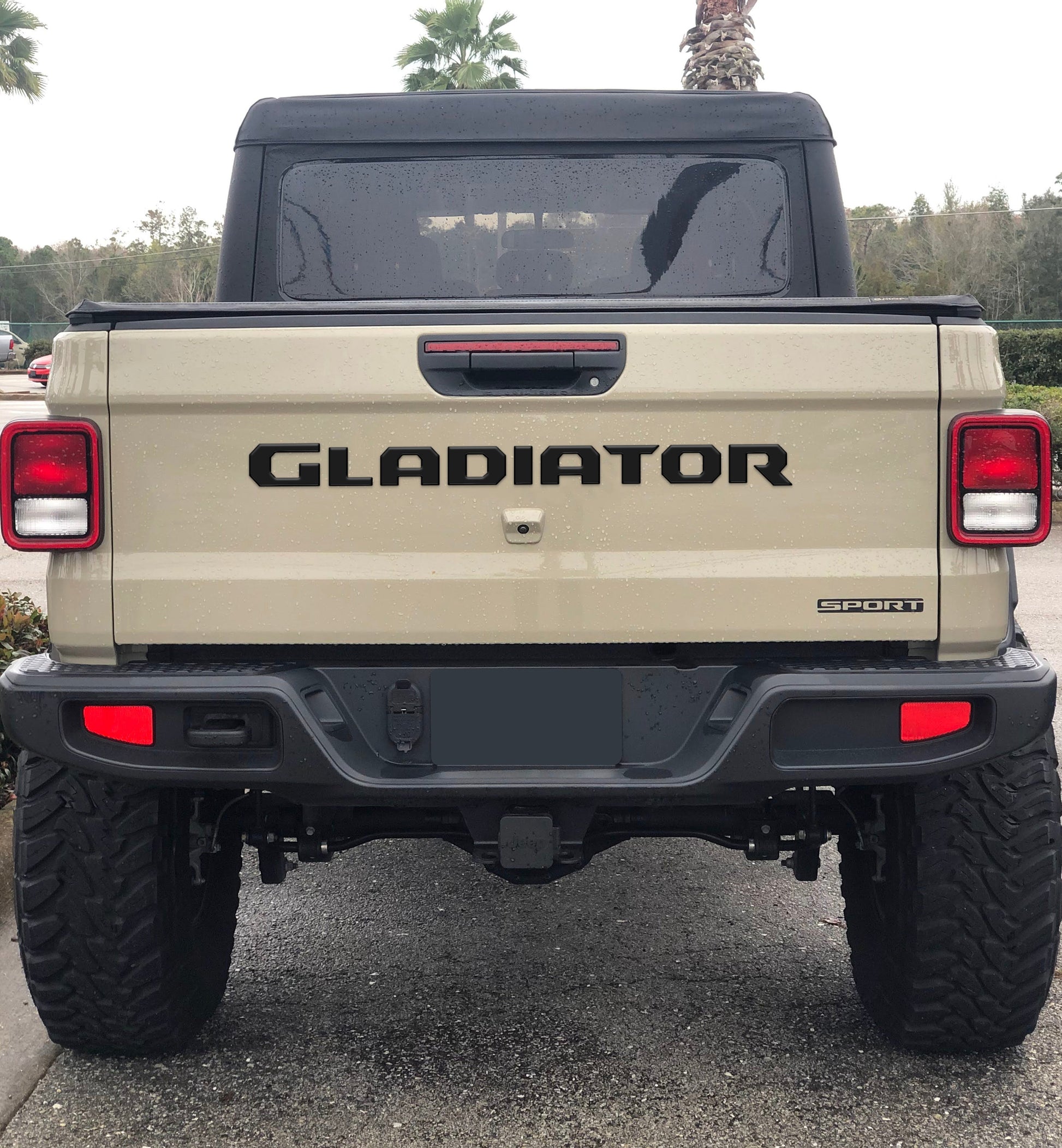 Tailgate Letter Replacement Overlays Fits 2020-2026 Jeep Gladiator by Tufskinz.com