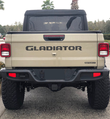 Tailgate Letter Replacement Overlays Fits 2020-2026 Jeep Gladiator by Tufskinz.com
