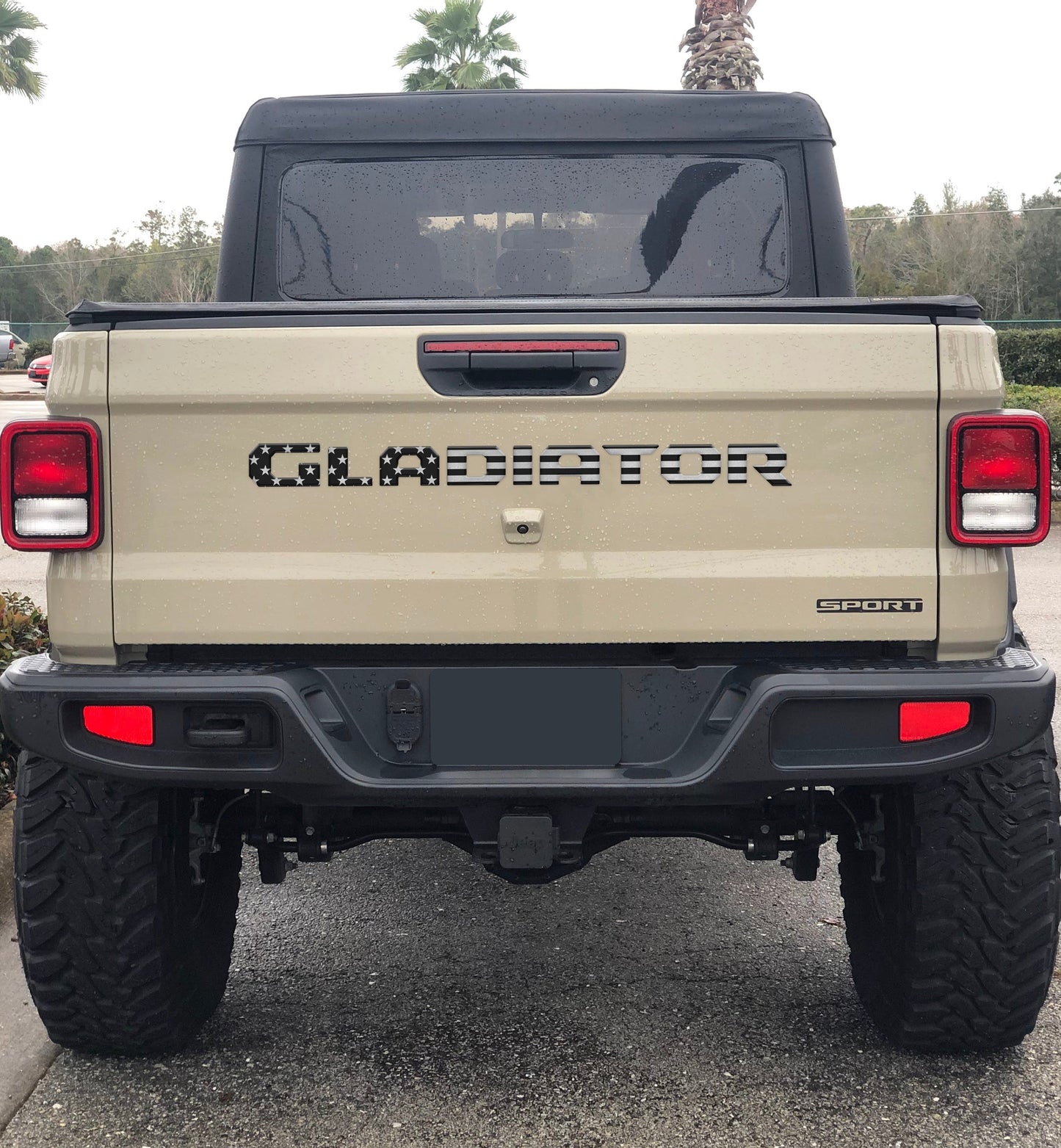 Tailgate Letter Replacement Overlays Fits 2020-2026 Jeep Gladiator by Tufskinz.com