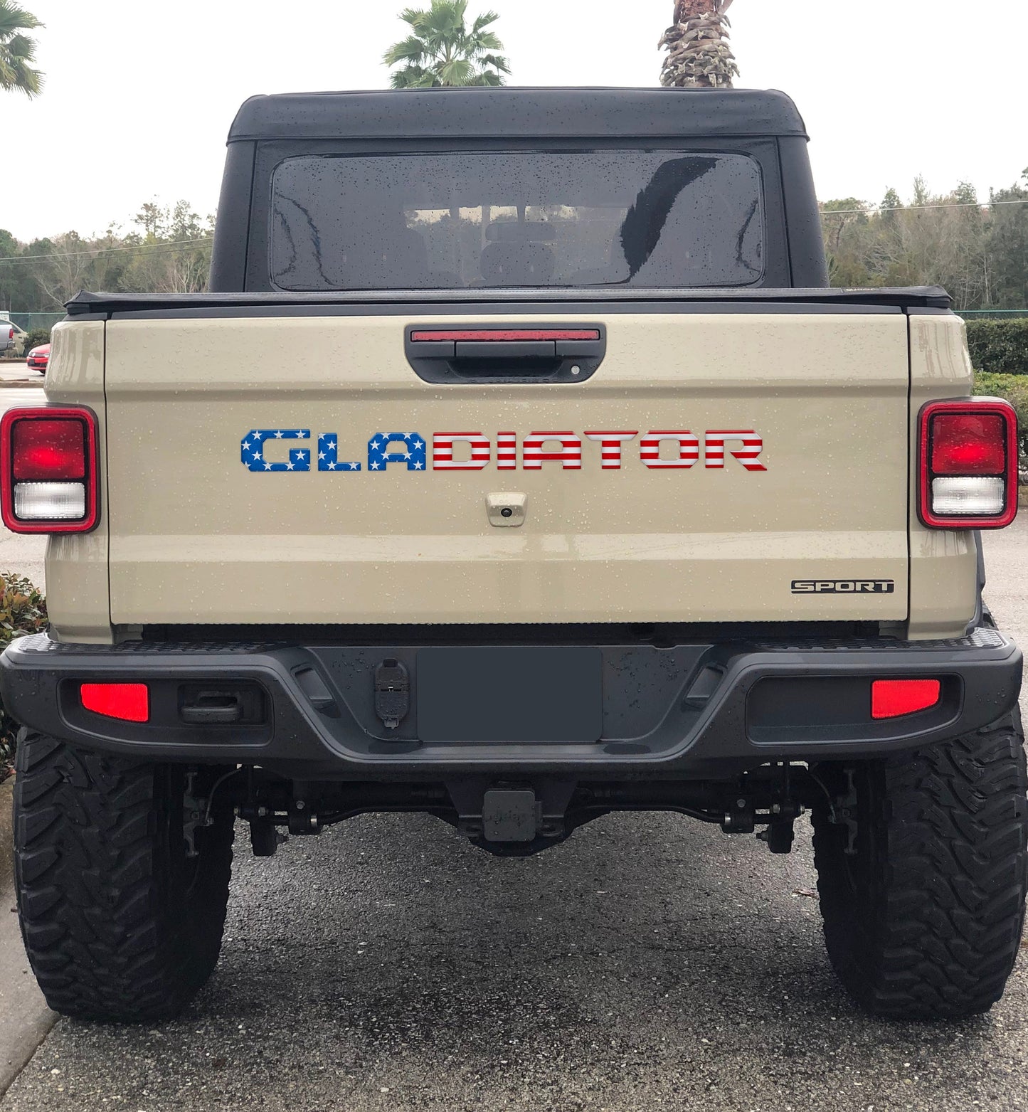 Tailgate Letter Replacement Overlays Fits 2020-2026 Jeep Gladiator by Tufskinz.com