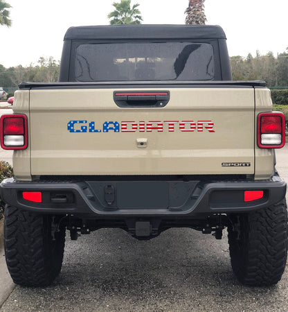 Tailgate Letter Replacement Overlays Fits 2020-2026 Jeep Gladiator by Tufskinz.com