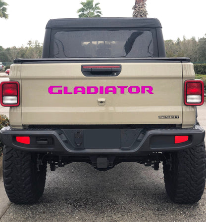 Tailgate Letter Replacement Overlays Fits 2020-2026 Jeep Gladiator by Tufskinz.com