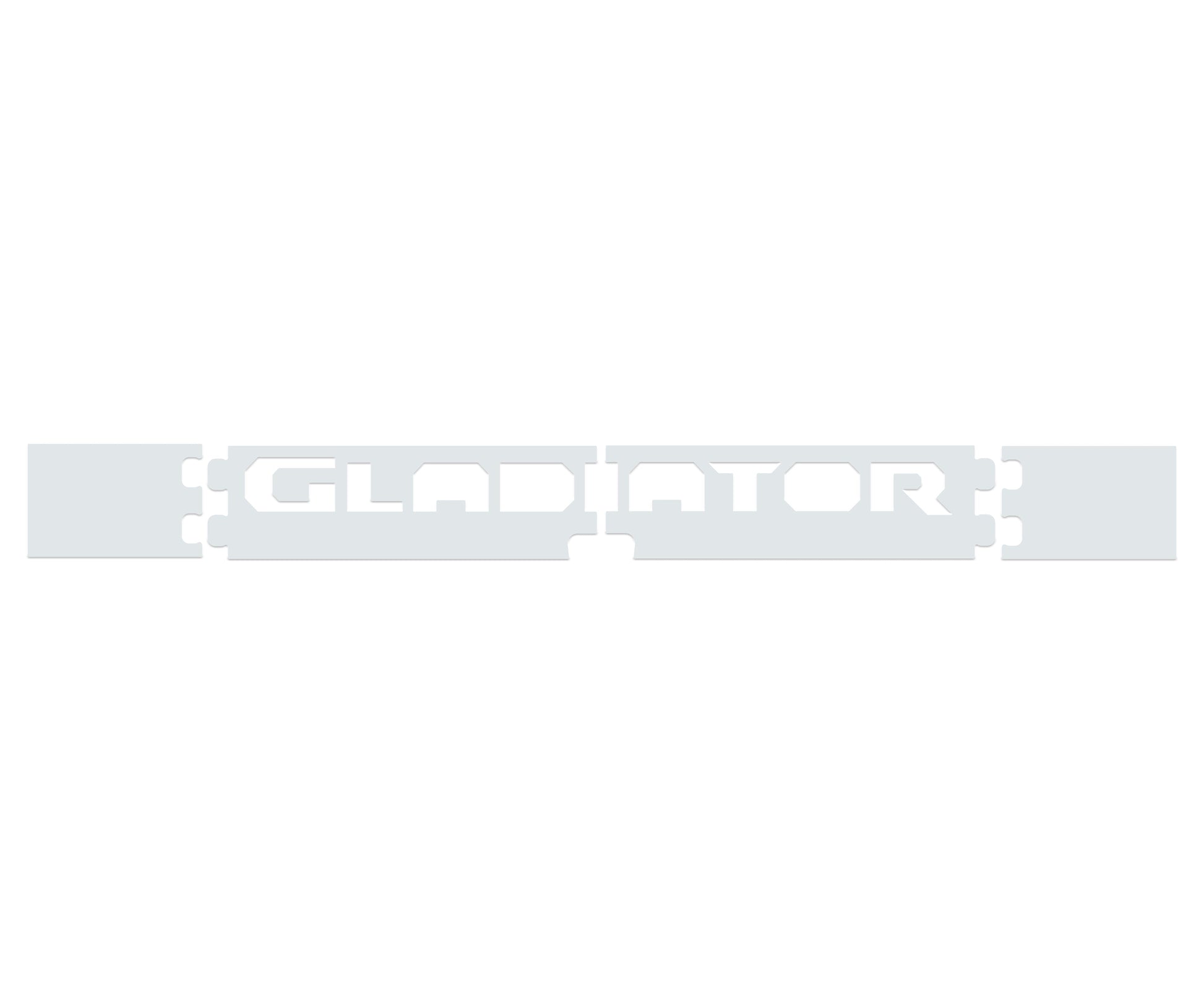 Tailgate Letter Replacement Overlays Fits 2020-2026 Jeep Gladiator by Tufskinz.com