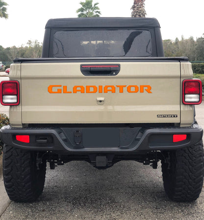 Tailgate Letter Replacement Overlays Fits 2020-2026 Jeep Gladiator by Tufskinz.com