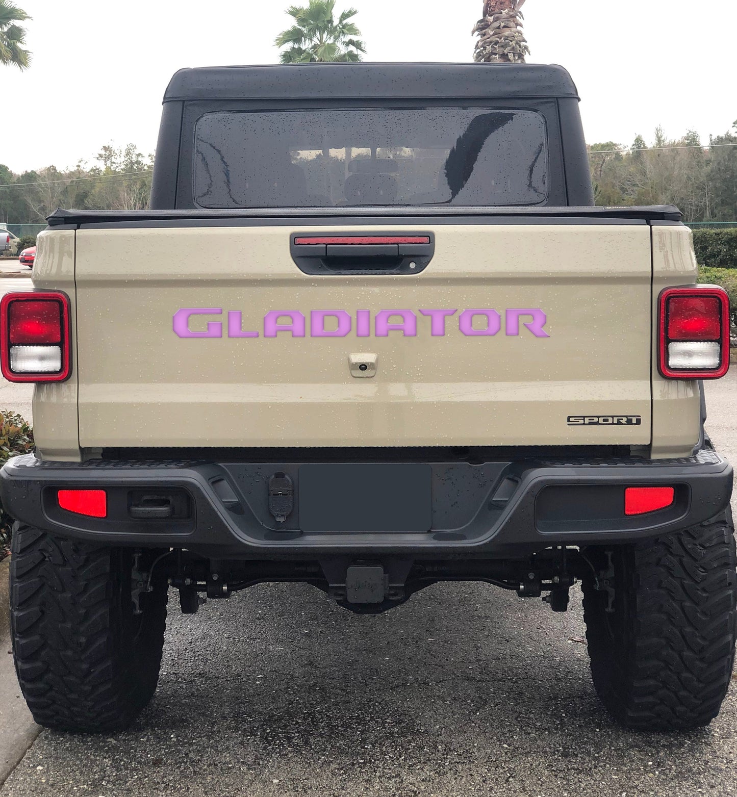 Tailgate Letter Replacement Overlays Fits 2020-2026 Jeep Gladiator by Tufskinz.com