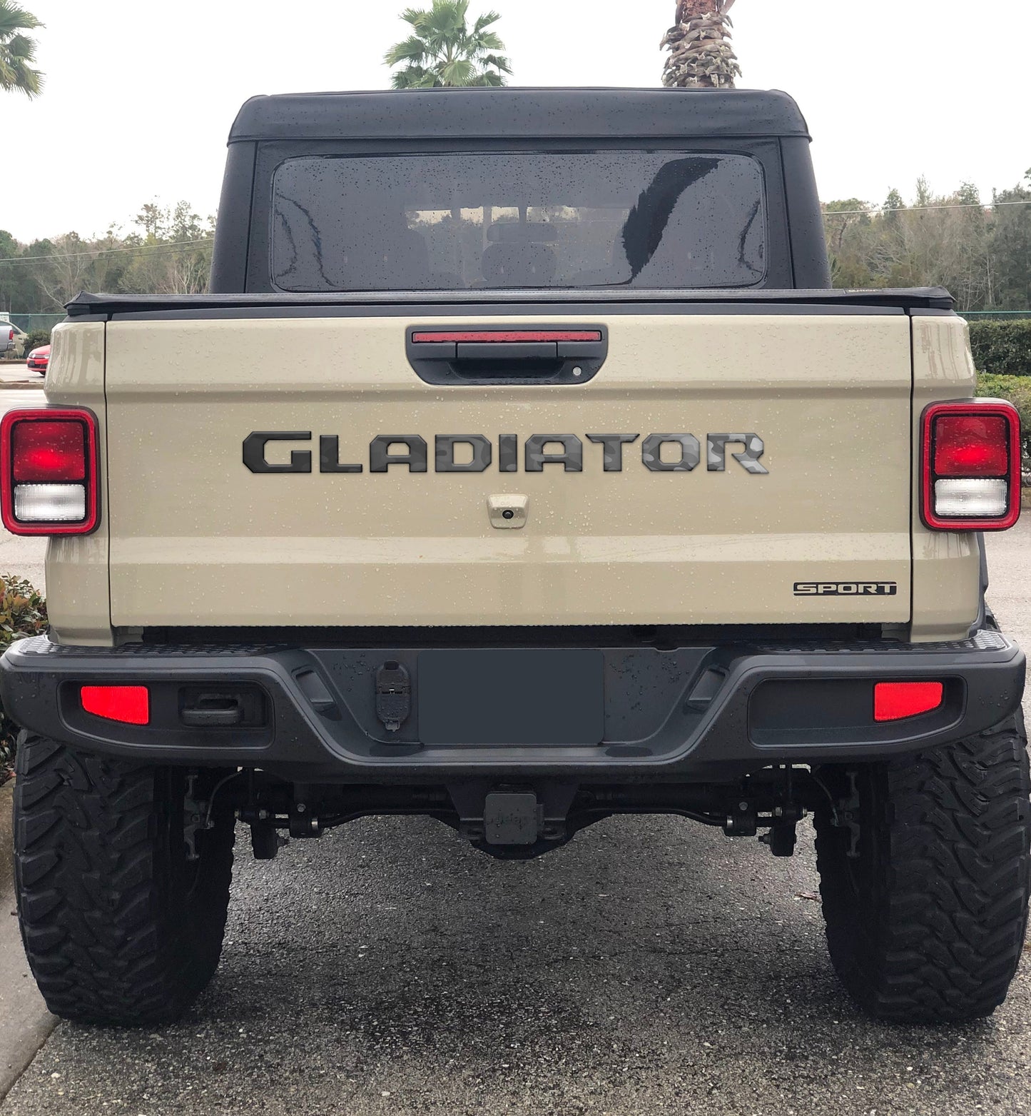 Tailgate Letter Replacement Overlays Fits 2020-2026 Jeep Gladiator by Tufskinz.com