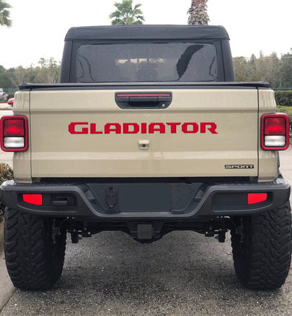 Tailgate Letter Replacement Overlays Fits 2020-2026 Jeep Gladiator by Tufskinz.com