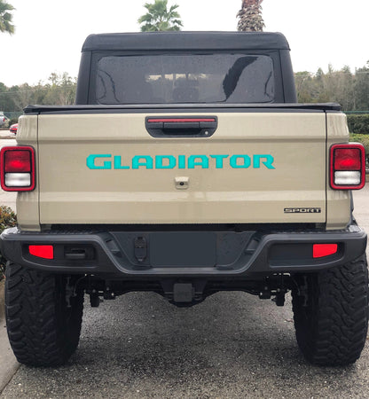 Tailgate Letter Replacement Overlays Fits 2020-2026 Jeep Gladiator by Tufskinz.com
