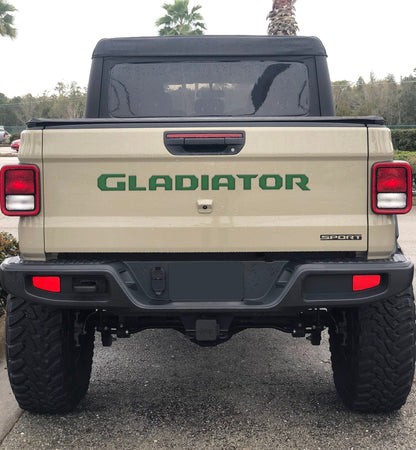 Tailgate Letter Replacement Overlays Fits 2020-2026 Jeep Gladiator by Tufskinz.com