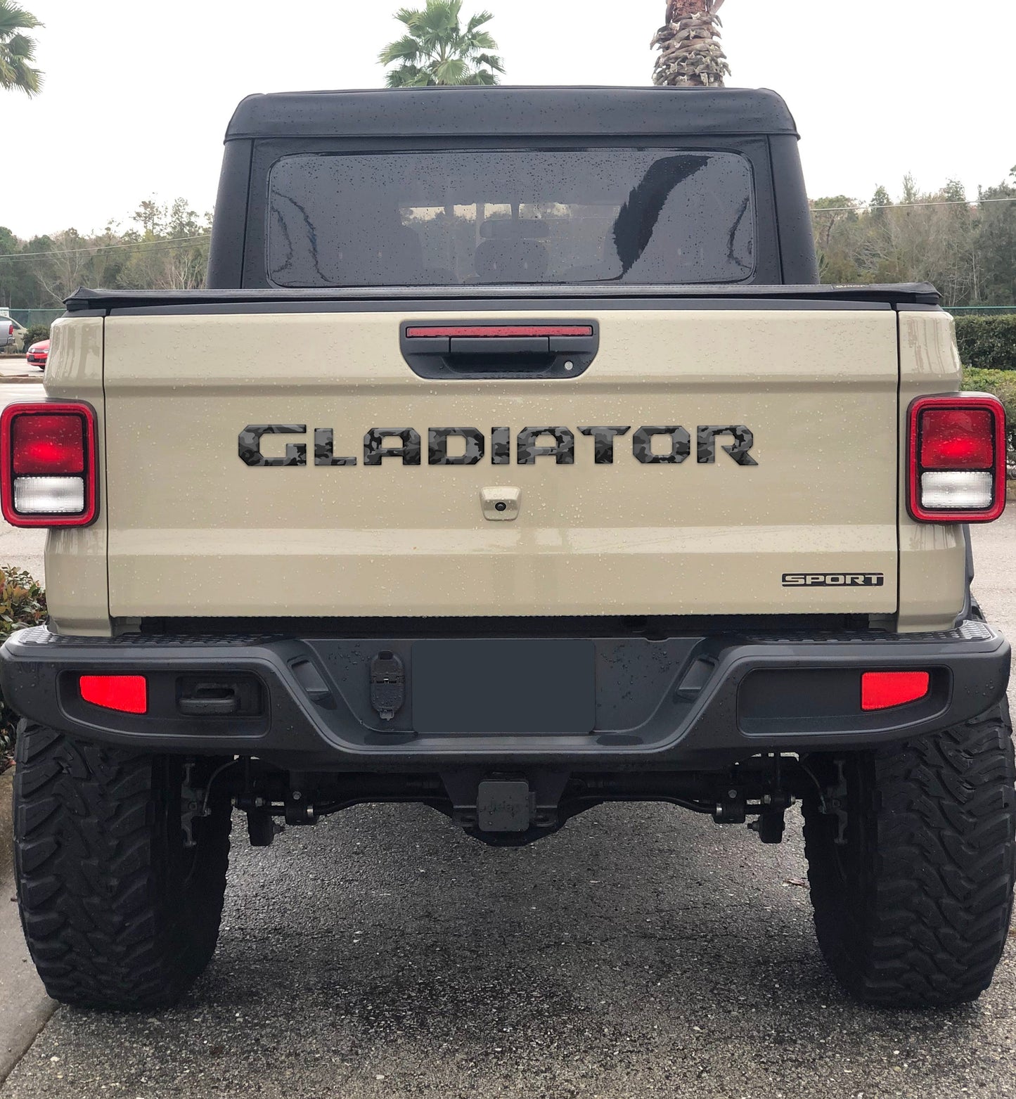 Tailgate Letter Replacement Overlays Fits 2020-2026 Jeep Gladiator by Tufskinz.com
