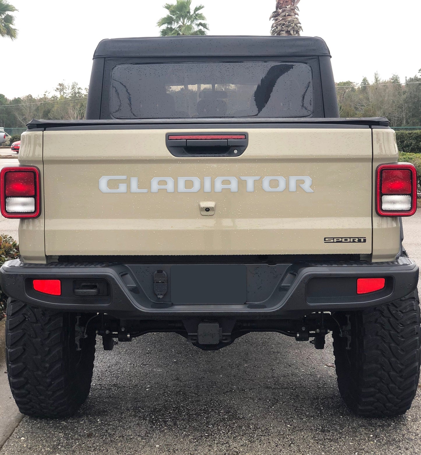 Tailgate Letter Replacement Overlays Fits 2020-2026 Jeep Gladiator by Tufskinz.com