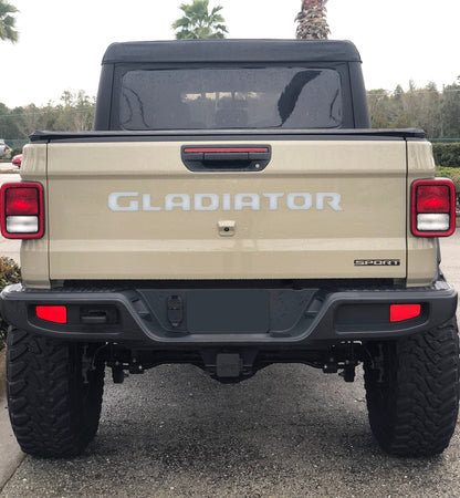 Tailgate Letter Replacement Overlays Fits 2020-2026 Jeep Gladiator by Tufskinz.com