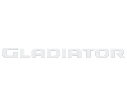 Tailgate Letter Replacement Overlays Fits 2020-2026 Jeep Gladiator by Tufskinz.com