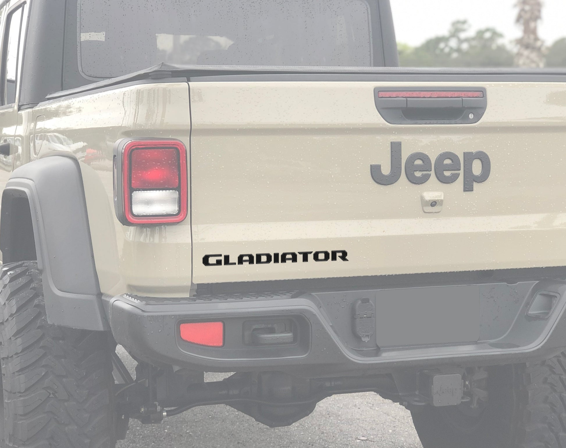 Raised Lettering Decal Fits 2020-2026 Jeep Gladiator by Tufskinz.com