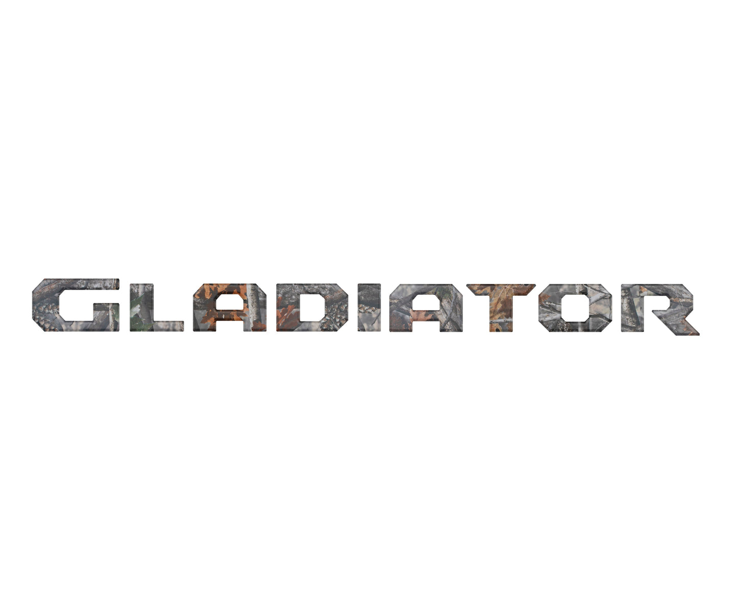 Raised Lettering Decal Fits 2020-2026 Jeep Gladiator by Tufskinz.com