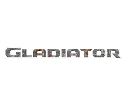 Raised Lettering Decal Fits 2020-2026 Jeep Gladiator by Tufskinz.com