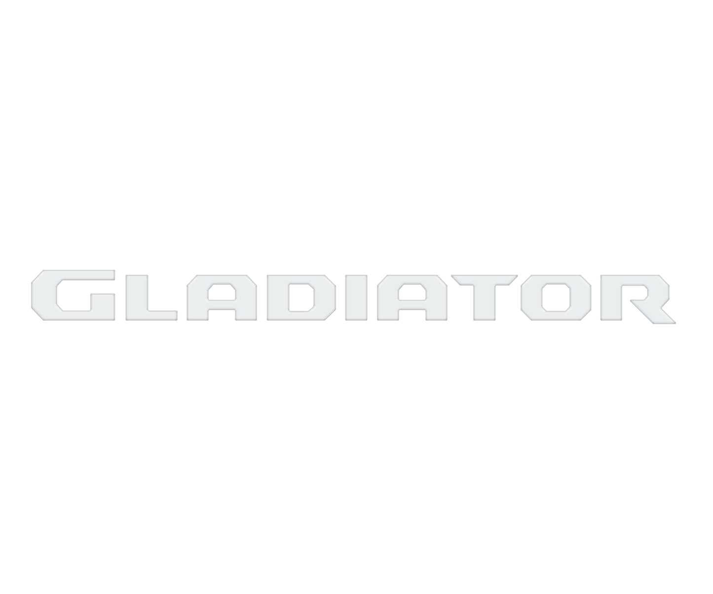 Raised Lettering Decal Fits 2020-2026 Jeep Gladiator by Tufskinz.com