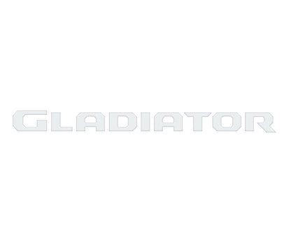Raised Lettering Decal Fits 2020-2026 Jeep Gladiator by Tufskinz.com