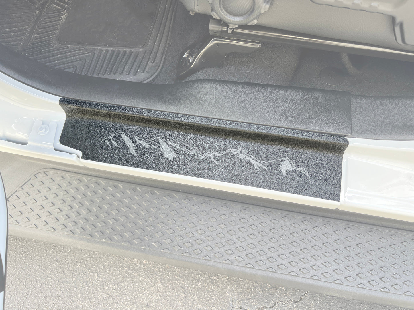 Textured Door Sill Protection Overlays Fits 2019-2026 Jeep Gladiator by Tufskinz.com