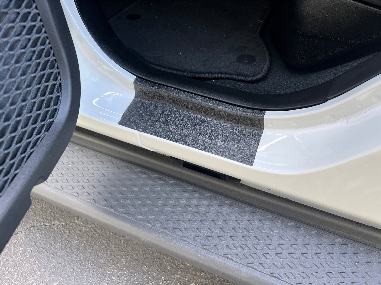 Textured Door Sill Overlays Fits 2019-2026 Jeep Wrangler by Tufskinz.com