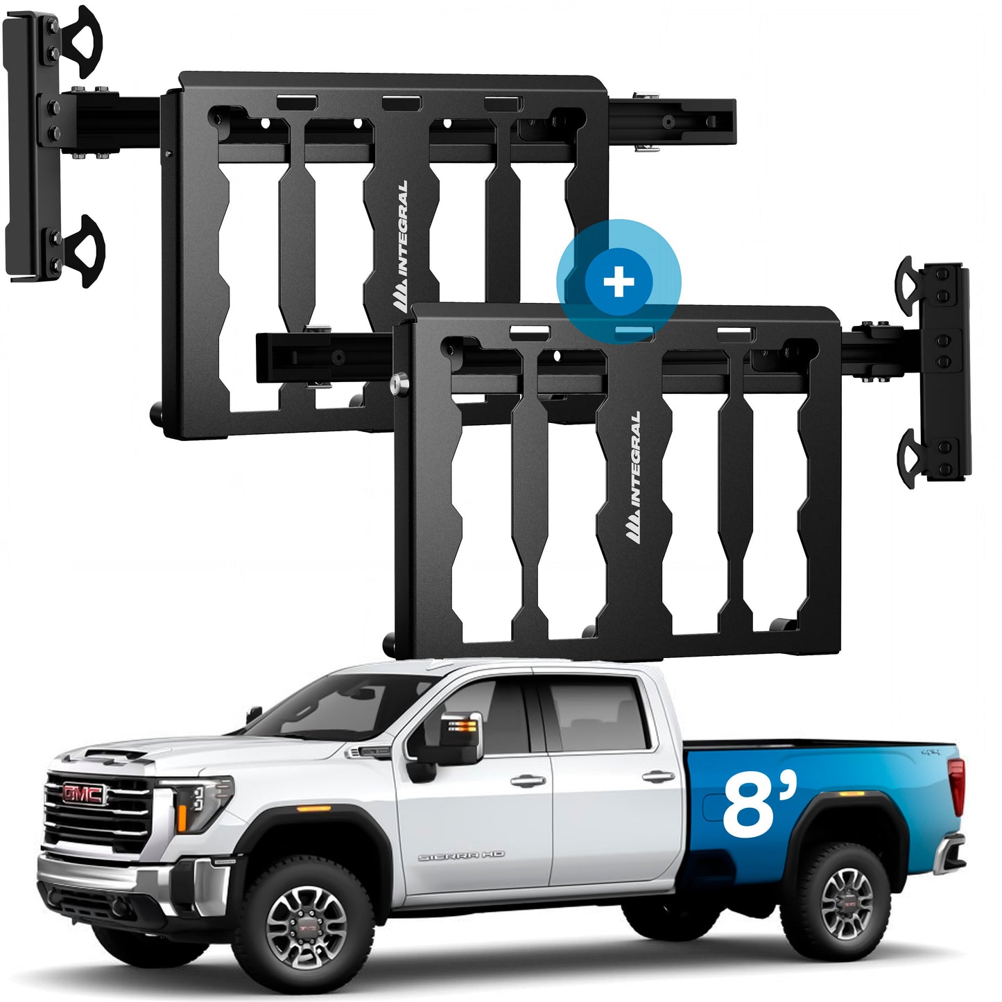 Integral Rail Kit + Panel Kits - GM HD 2020+ (8' Long Bed Only) by Integral Truck