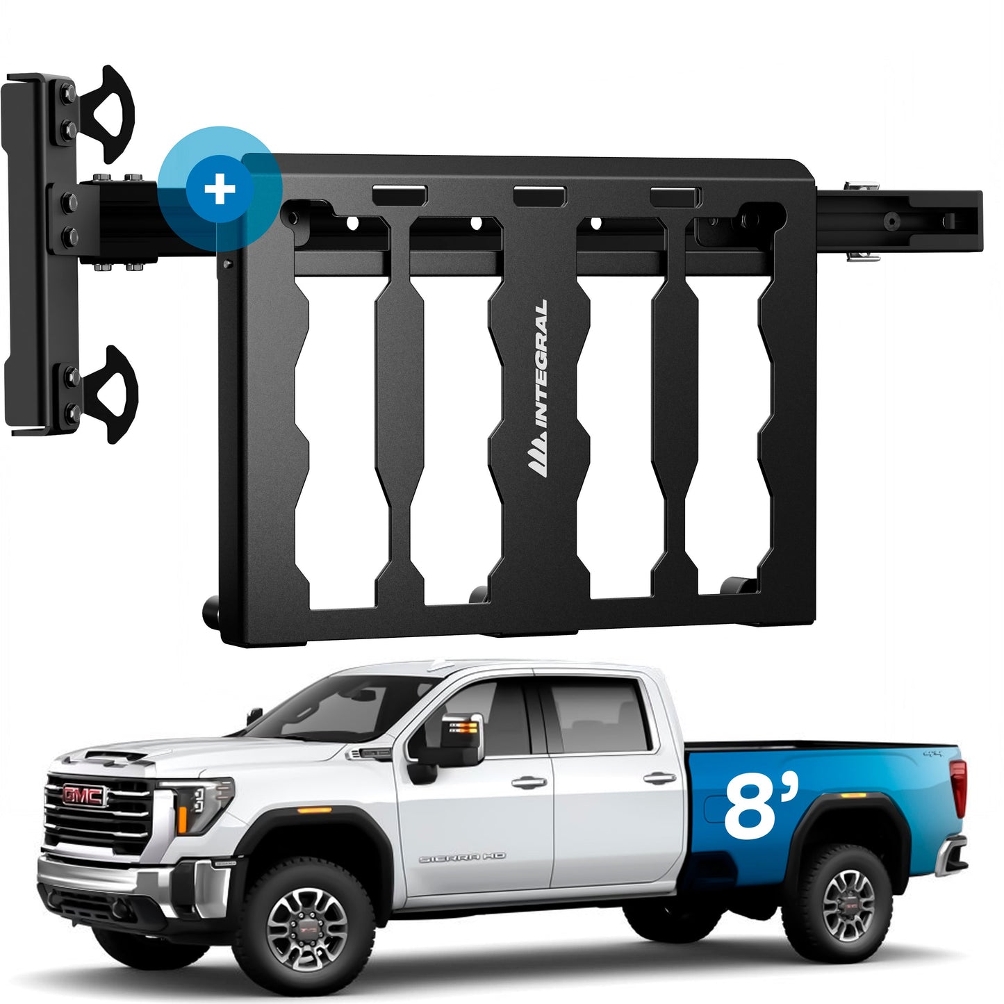 Integral Rail Kit + Panel Kits - GM HD 2020+ (8' Long Bed Only) by Integral Truck