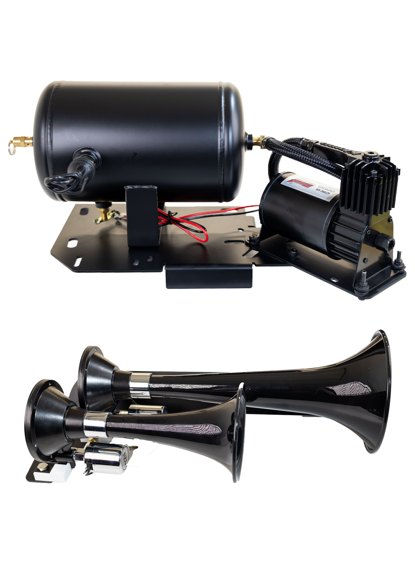GM1500 Bolt-On Dual Train Horn Kit by Kleinn Automotive Accessories