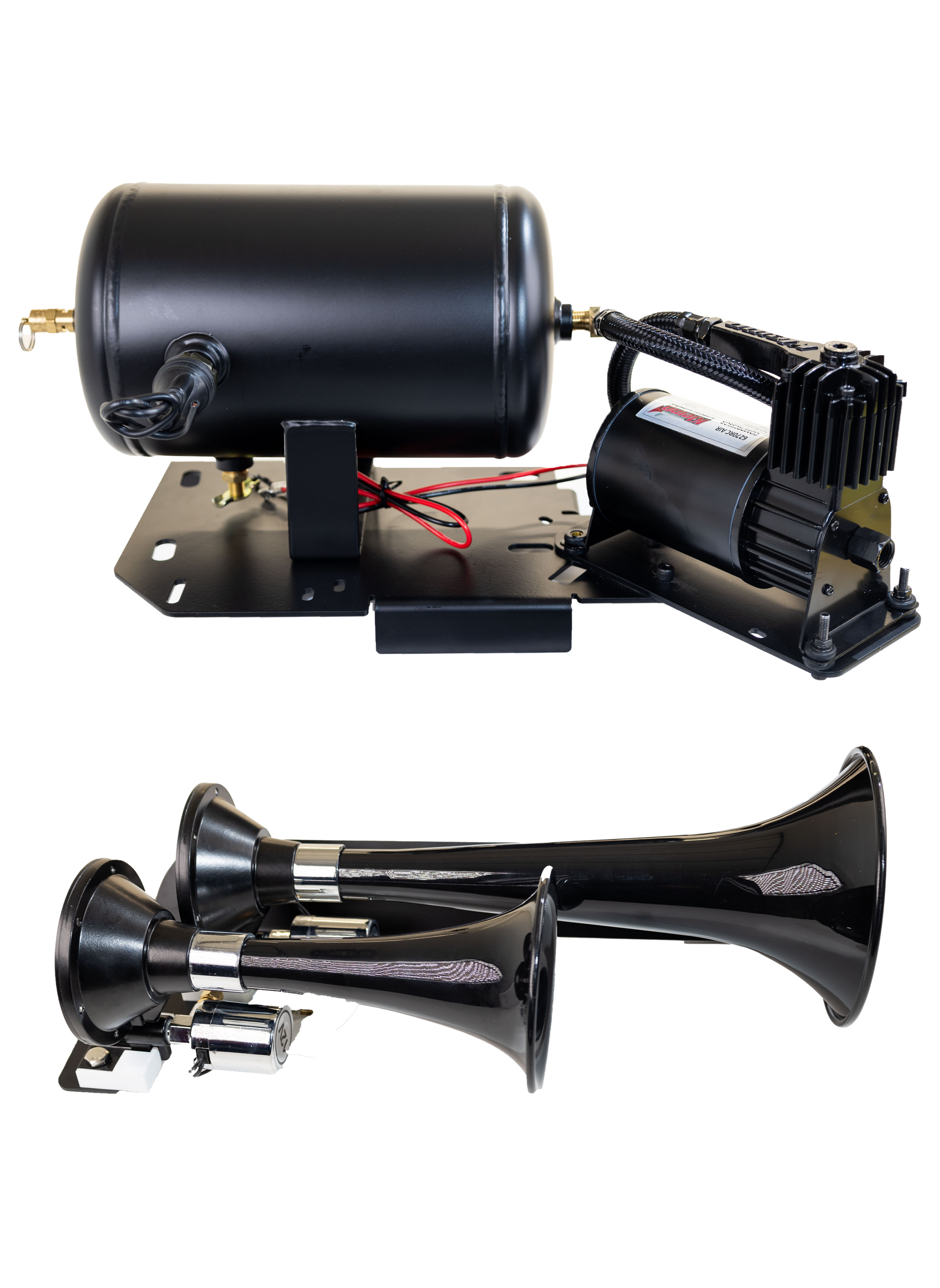 GM1500 Bolt-On Dual Train Horn Kit by Kleinn Automotive Accessories
