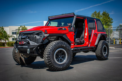 18+ Jeep JL & 20 Jeep JT Replacement Grill; Black by DV8 Offroad