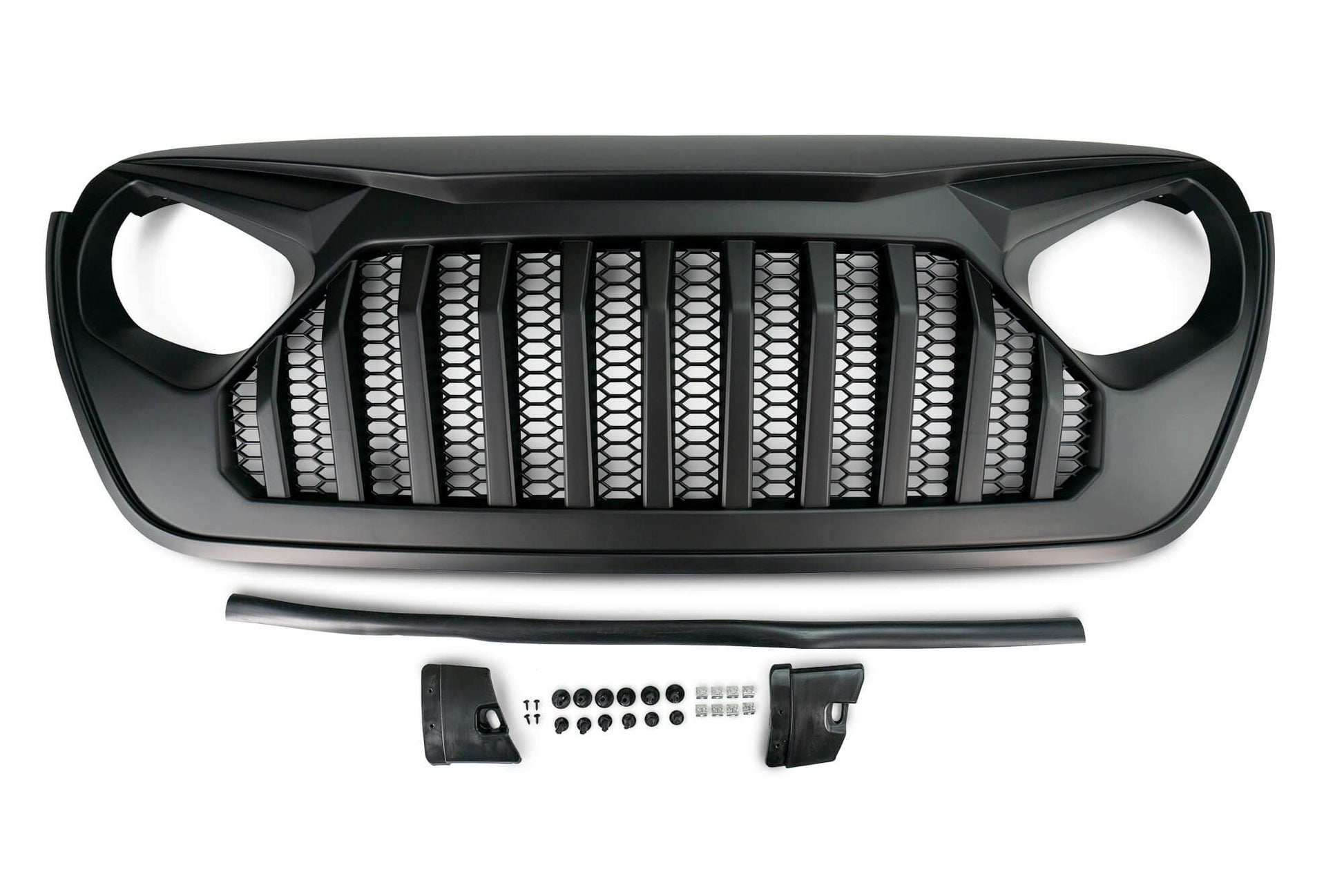 18+ Jeep JL & 20 Jeep JT Replacement Grill; Black by DV8 Offroad
