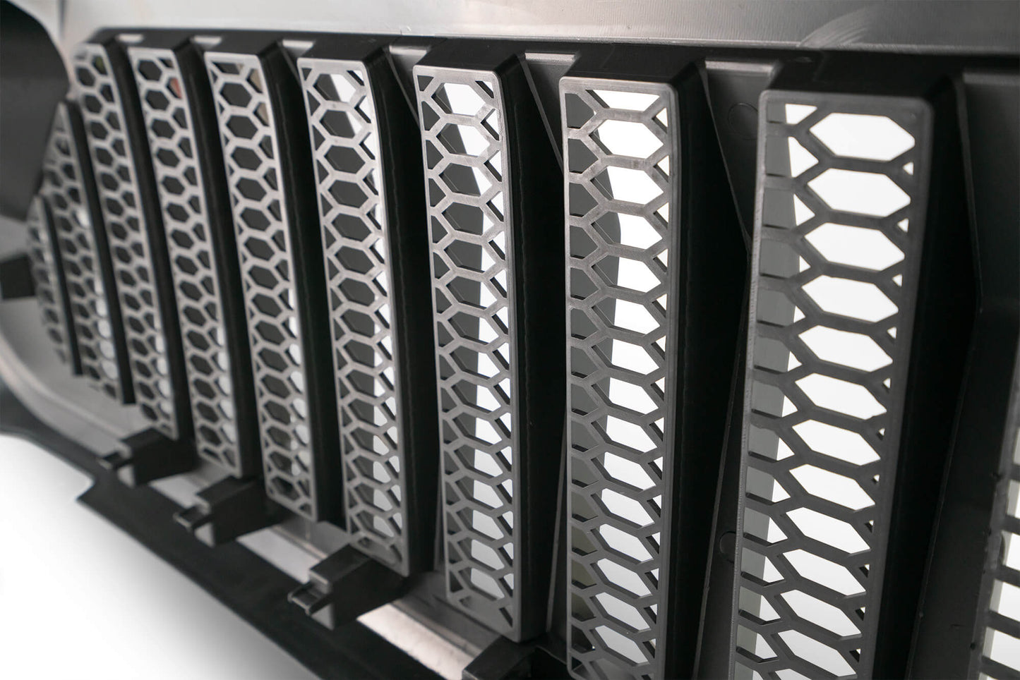 18+ Jeep JL & 20 Jeep JT Replacement Grill; Black by DV8 Offroad
