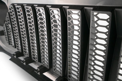 18+ Jeep JL & 20 Jeep JT Replacement Grill; Black by DV8 Offroad