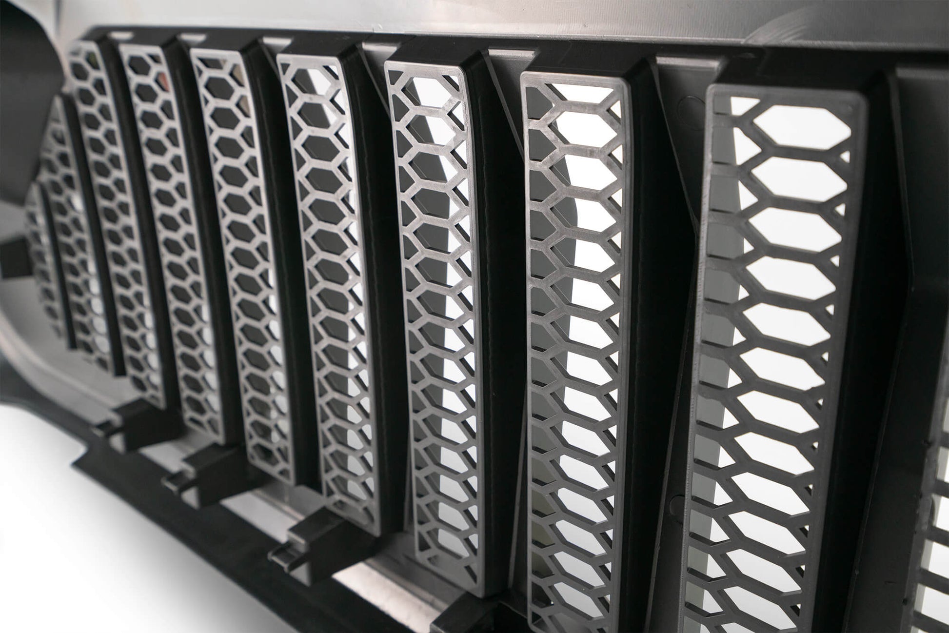 18+ Jeep JL & 20 Jeep JT Replacement Grill; Black by DV8 Offroad