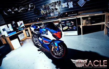 ORACLE Lighting 2008-2013 Suzuki GSXR 1000 LED Motorcycle Headlight Halo Kit by ORACLE Lighting