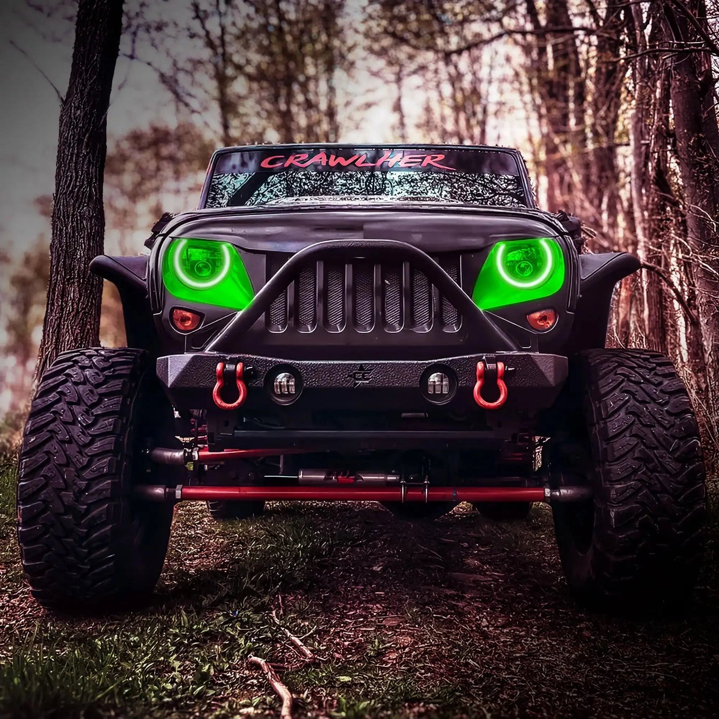 ORACLE Lighting 7" High Powered LED Headlights - Black Bezel - Dynamic ColorSHIFT - Jeep Wrangler JK by ORACLE Lighting