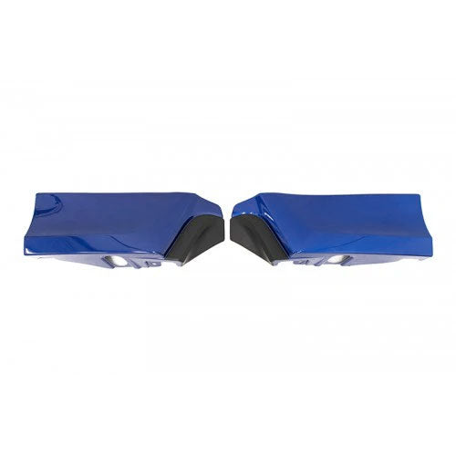 OLM Paint Matched JDM Style Rear Splash Guards (Galaxy Blue Pearl) - 2015-2021 WRX / STI by OLM