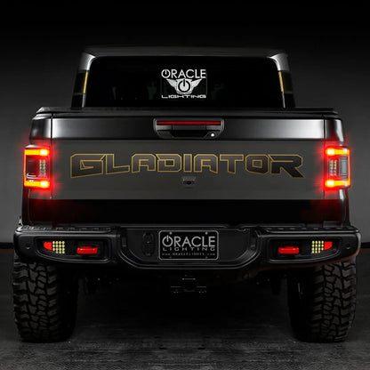 V2 | Flush Mount LED Tail Lights for Jeep Gladiator JT | Low-Profile | Plug-and-Play by ORACLE Lighting