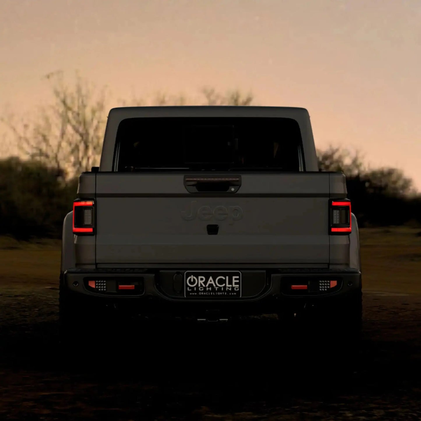 V2 | Flush Mount LED Tail Lights for Jeep Gladiator JT | Low-Profile | Plug-and-Play by ORACLE Lighting