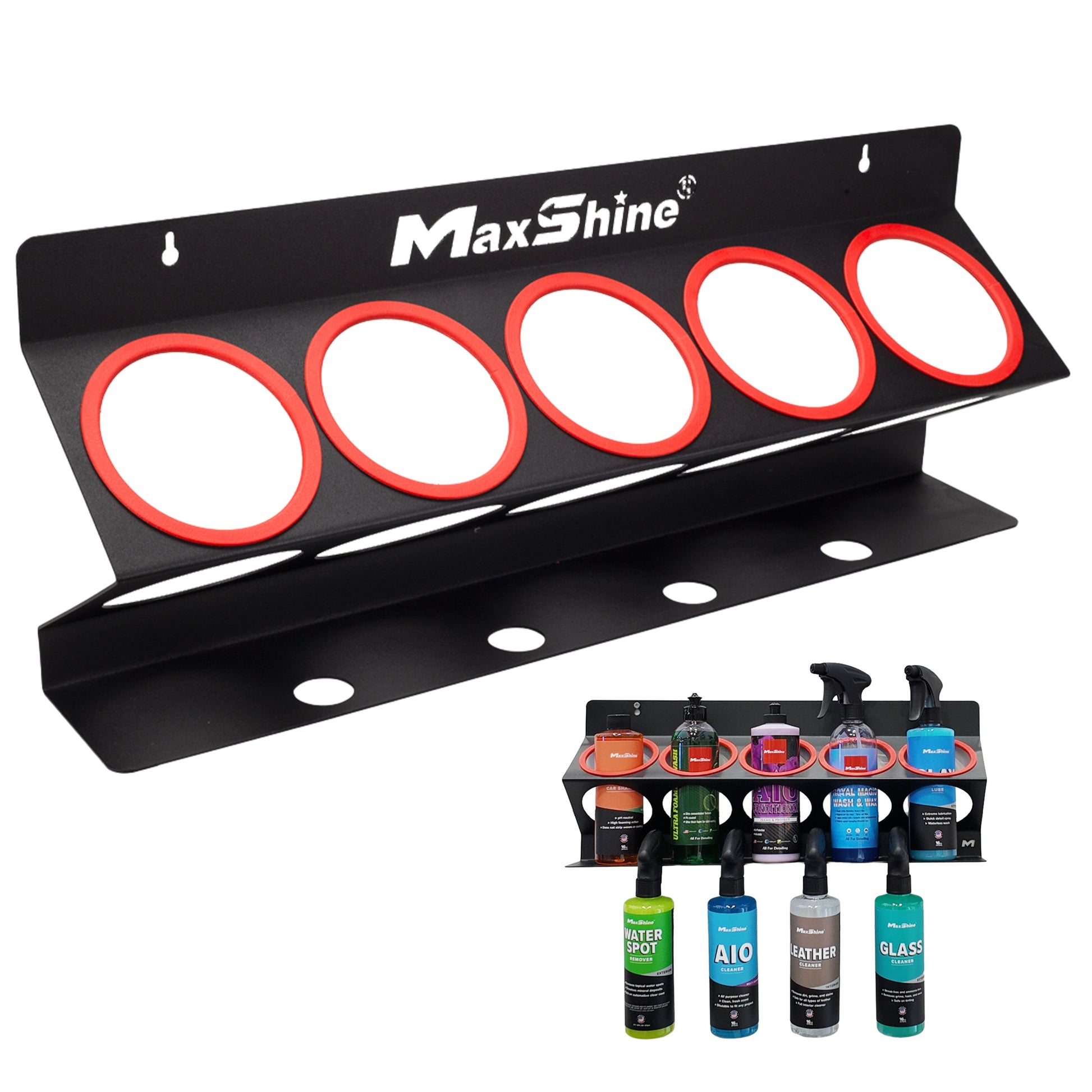 Spray Bottle Racks - 16oz, 32oz, 34oz by MaxshineUSA