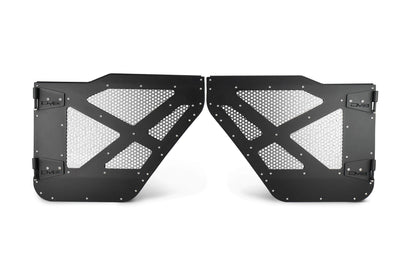 18+ Jeep JL & 20+ Jeep JT Half Door with Aluminum Mesh; Rear by DV8 Offroad