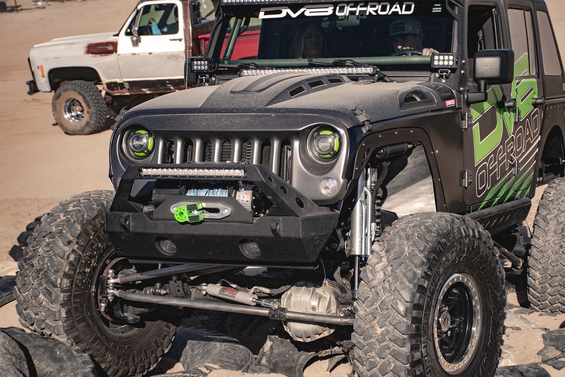 07-18 Jeep JK Hood; Heat Dispersion by DV8 Offroad