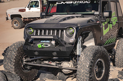 07-18 Jeep JK Hood; Heat Dispersion by DV8 Offroad