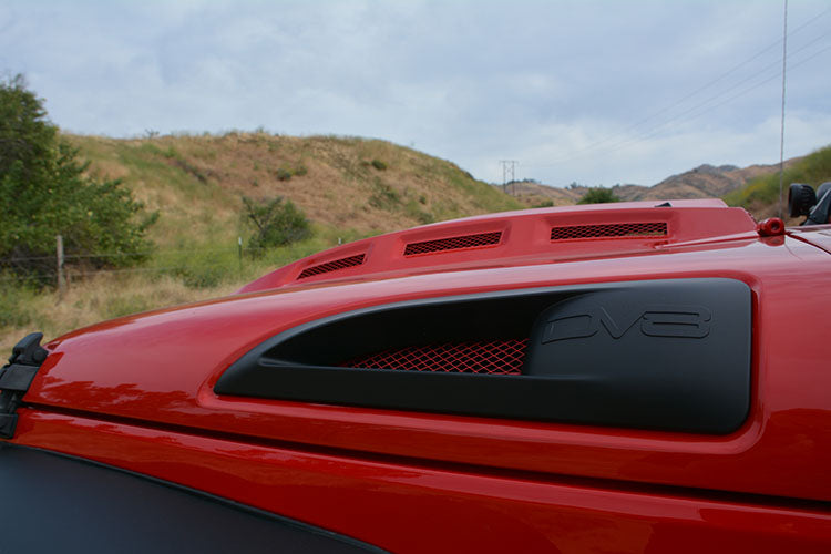 07-18 Jeep JK Hood; Heat Dispersion by DV8 Offroad