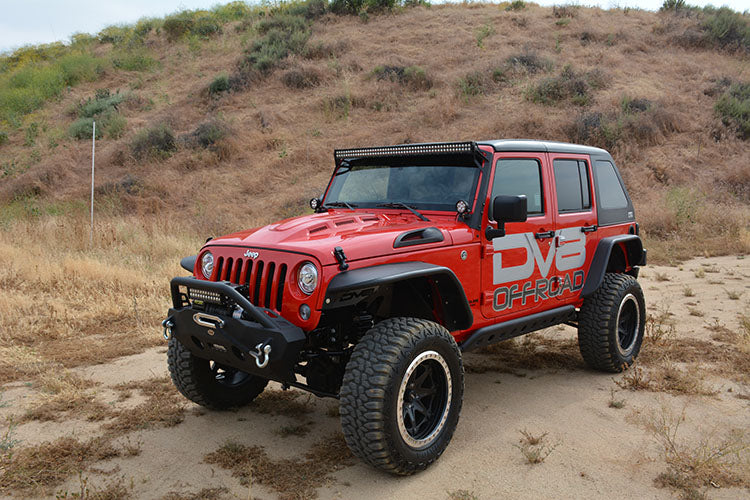 07-18 Jeep JK Hood; Heat Dispersion by DV8 Offroad