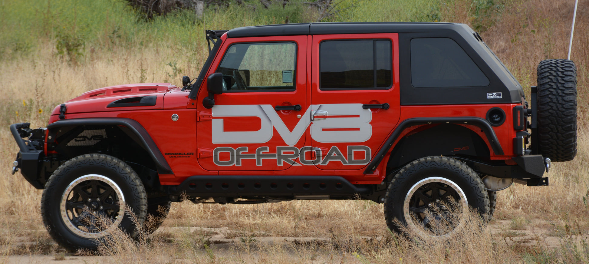 07-18 Jeep JK Hood; Heat Dispersion by DV8 Offroad