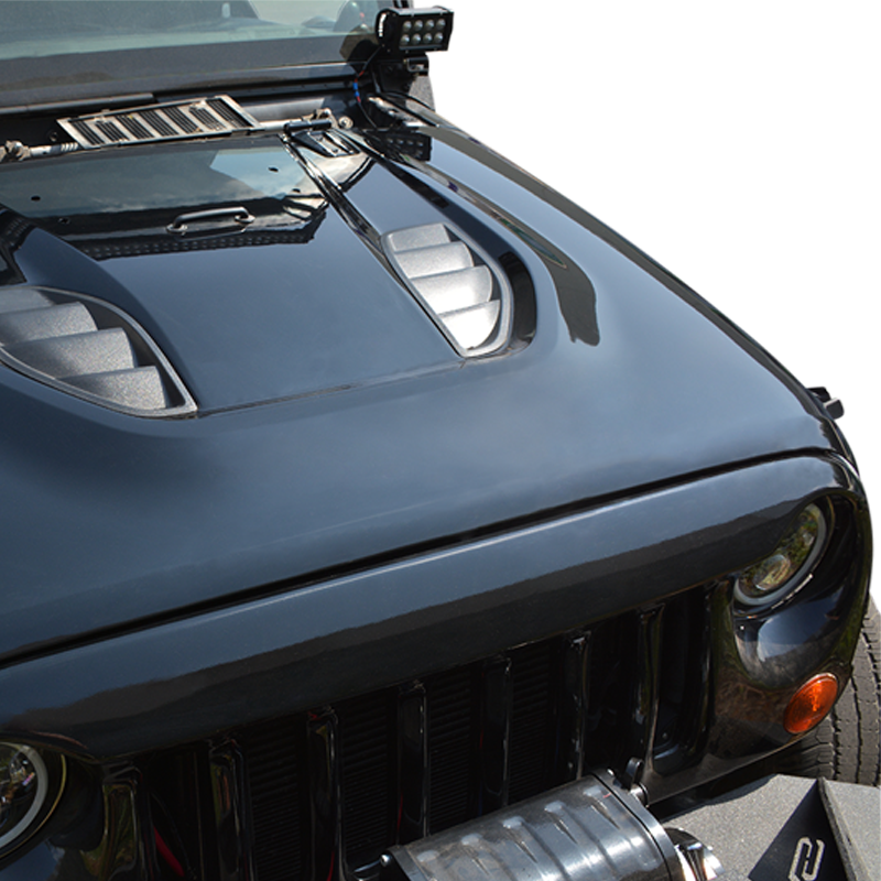 07-18 Jeep JK Hood; 10Th Anniversary by DV8 Offroad