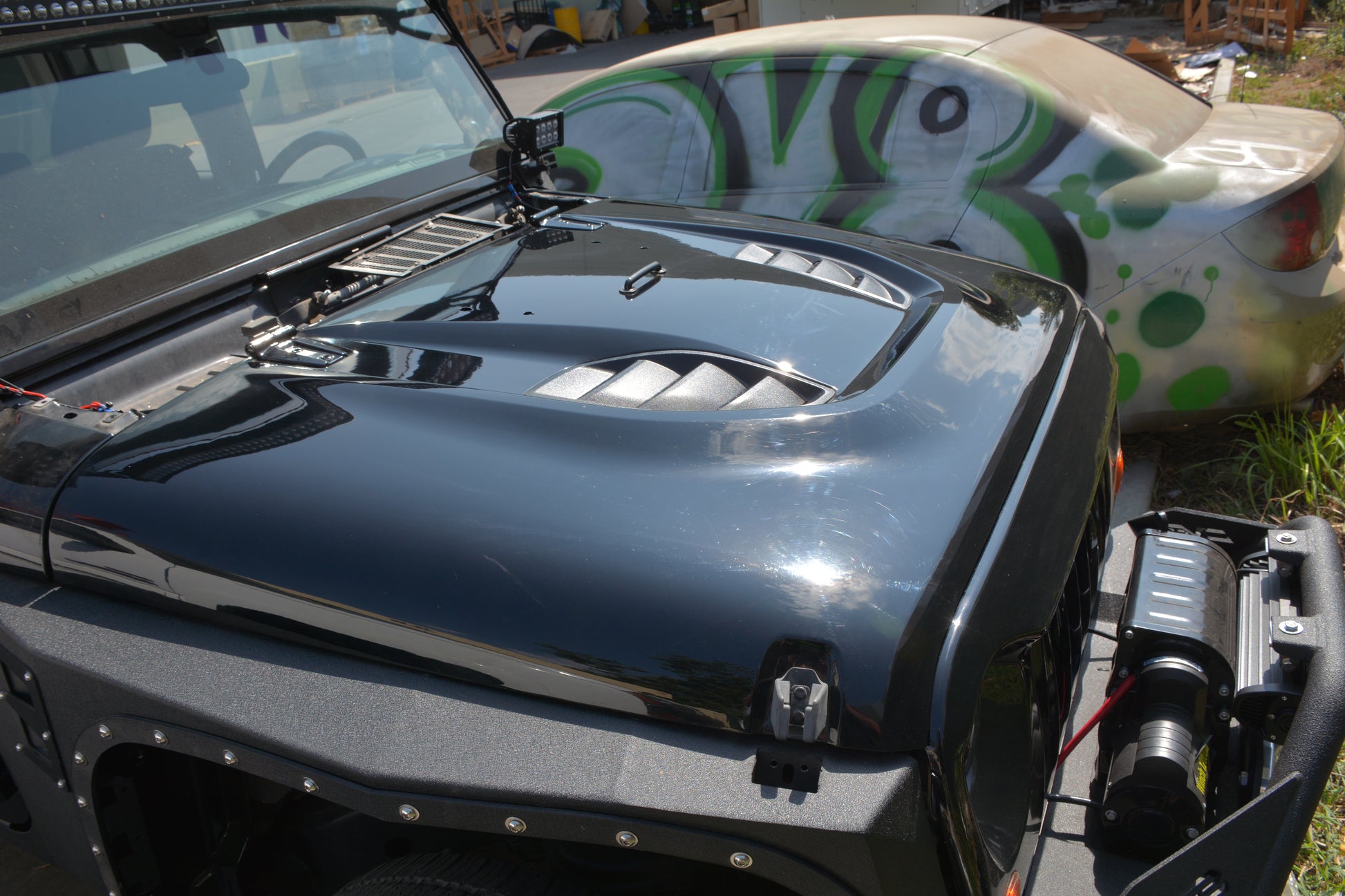 07-18 Jeep JK Hood; 10Th Anniversary by DV8 Offroad