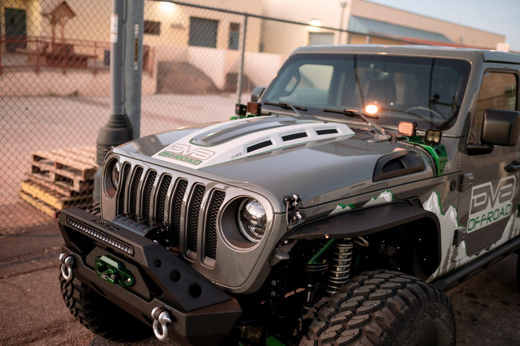 18+ Jeep JL & 20 Jeep JT Hood; Heat Dispersion by DV8 Offroad