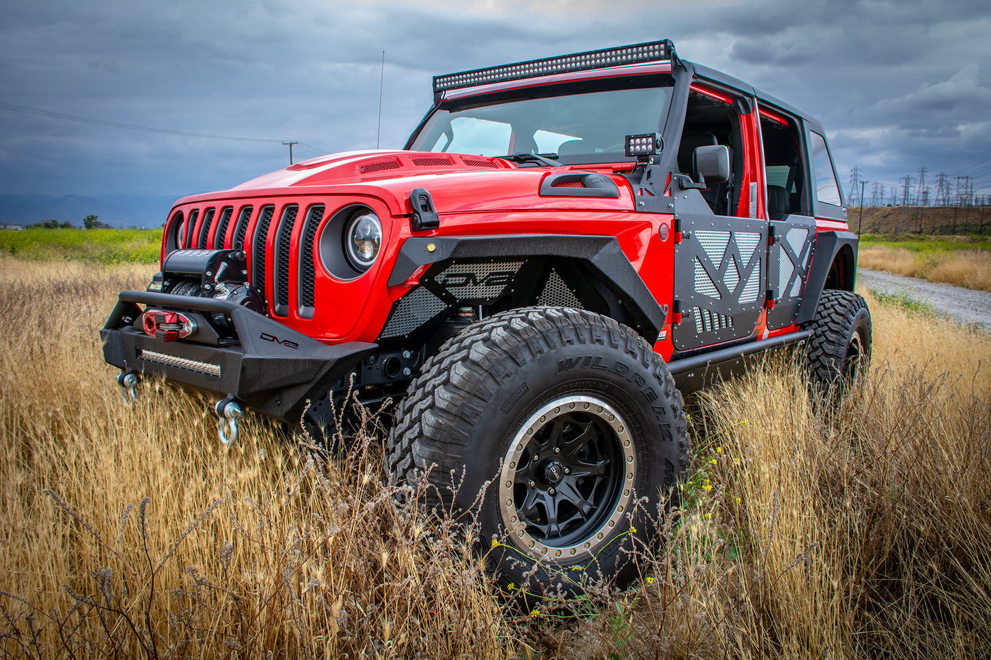 18+ Jeep JL & 20 Jeep JT Hood; Heat Dispersion by DV8 Offroad