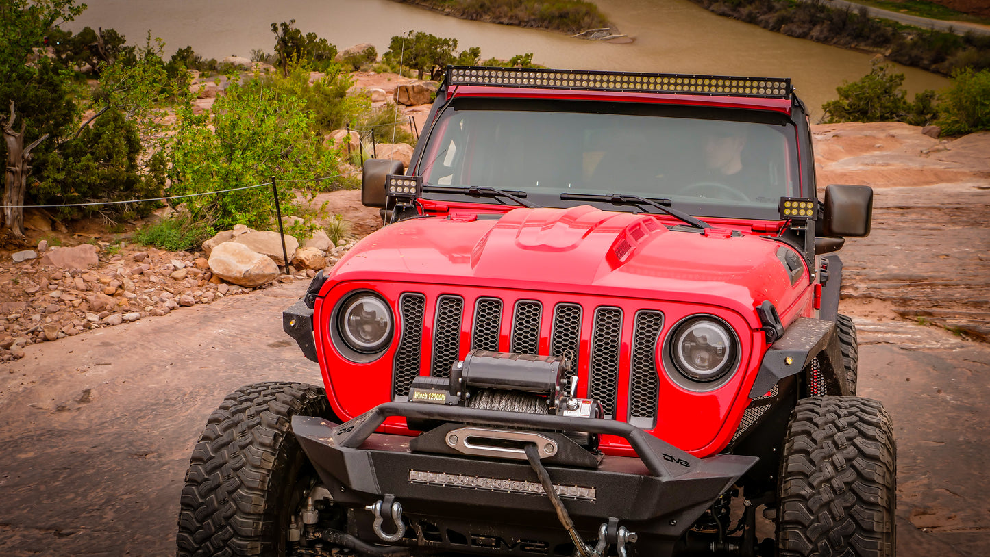 18+ Jeep JL & 20 Jeep JT Hood; Heat Dispersion by DV8 Offroad